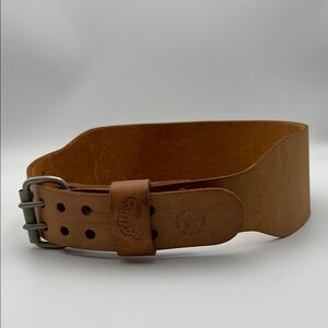Altus Men’s  Tan Leather Weightlifting Belt